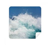 DIYthinker Scienza Natura Oceano Acqua Mare Onda Immagine Occhiali Panno di Pulizia dello Schermo del Telefono Cleaner Tessuto della Pelle Scamosciata 2 Pezzi