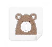 DIYthinker semplicità Chubby Orso Animale Occhiali Panno di Pulizia dello Schermo del Telefono Cleaner Tessuto della Pelle Scamosciata 2 Pezzi