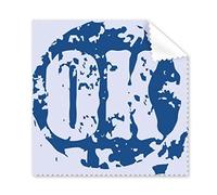 DIYthinker Simbolo Pace Blu Ok Semplice Creative Design Rotonda Illustrazione Modello Occhiali Panno Panno di Pulizia dello Schermo del Telefono Cleaner 5pcs