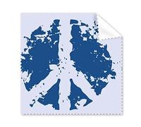 DIYthinker Simbolo Pace Blu Semplice Creative Design Rotonda Illustrazione Modello Occhiali Panno Panno di Pulizia dello Schermo del Telefono 5pcs Cleaner