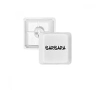 DIYthinker Speciali Scrittura a Mano in Inglese Nome Barbara PBT Copritasti con Apertura per Tastiera Meccanica Bianco OEM Nessun Simbolo Stampa R1