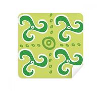 DIYthinker Spirale Verde Dart Messico Totems Antica civiltà Occhiali Panno di Pulizia dello Schermo del Telefono Cleaner Tessuto della Pelle Scamosciata 2 Pezzi