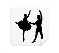 DIYthinker Sports Performance Ballerino di Danza Duet Occhiali Panno di Pulizia dello Schermo del Telefono Cleaner Tessuto della Pelle Scamosciata 2 Pezzi