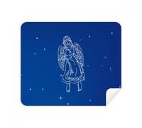 DIYthinker Star Universe Virgo della Costellazione dello Schermo del Modello del Telefono Cleaner Occhiali Panno di Pulizia 2 Pezzi in Tessuto Scamosciato