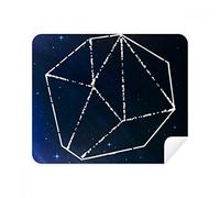 DIYthinker Stella di Cristallo Blu Universe Sky Fantasy Screen Phone Cleaner Occhiali Panno di Pulizia 2 Pezzi in Tessuto Scamosciato