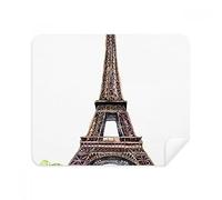 DIYthinker Torre Eiffel di Parigi in Francia Screen Phone Cleaner Occhiali Panno di Pulizia 2 Pezzi Tessuto della Pelle Scamosciata