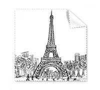 DIYthinker Torre Eiffel Piazza Francia Parigi Occhiali Panno di Pulizia del Panno dello Schermo del Telefono 5pcs Cleaner