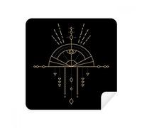 DIYthinker Totem Modello Geometria Fan Alien Occhiali Panno di Pulizia dello Schermo del Telefono Cleaner Tessuto della Pelle Scamosciata 2 Pezzi
