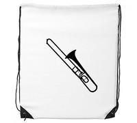 DIYthinker Trombone Classica dello Strumento di Musica Modello Borse dello Zaino Drawstring Shopping Sport Regalo