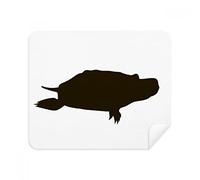 DIYthinker Turtle Animal Schermo Nero Rappresentazione Telefono Cleaner Occhiali Panno di Pulizia 2 Pezzi in Tessuto Scamosciato