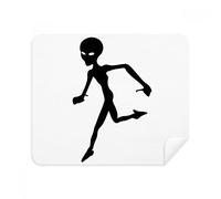 DIYthinker Universo e Alien Alien Esecuzione Cleaner Screen Phone Occhiali Panno di Pulizia 2pcs Tessuto Scamosciato