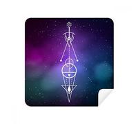 DIYthinker Universo Totem Geometria Alien Triangolo Occhiali Panno di Pulizia dello Schermo del Telefono Cleaner Tessuto della Pelle Scamosciata 2 Pezzi