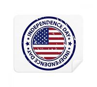 DIYthinker USA Independence Day Bandiera Storia Postale dello Schermo del Modello del Telefono Cleaner Occhiali Panno di Pulizia 2 Pezzi in Tessuto Scamosciato