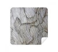 DIYthinker Vecchia Corteccia Texture Strisce Grigie Occhiali Panno di Pulizia dello Schermo del Telefono Cleaner Tessuto della Pelle Scamosciata 2 Pezzi