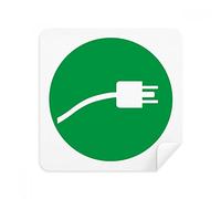 DIYthinker Verde Cable Plug Il Cavo di carico del Modello Occhiali Panno di Pulizia dello Schermo del Telefono Cleaner Tessuto della Pelle Scamosciata 2 Pezzi