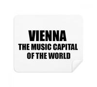 DIYthinker Vienna Capitale della Musica La Pulizia dello Schermo Mondo della telefonia Occhiali Panno di Pulizia 2 Pezzi Tessuto della Pelle Scamosciata