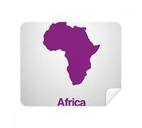 DIYthinker Viola Africa Illustrazione Mappa del Modello Screen Phone Cleaner Occhiali Panno di Pulizia 2 Pezzi in Tessuto Scamosciato