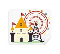 DIYthinker Visitando Parco a Tema in Corea del Sud Screen Phone Cleaner Occhiali Panno di Pulizia 2 Pezzi Tessuto della Pelle Scamosciata