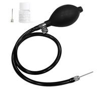diytoolsman Kit pompa per casco da calcio, pompa manuale universale per casco con valvola di rilascio e lubrificante, tre aghi di gonfiaggio