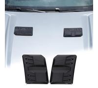 DIYUCAR 2 coperture decorative per presa d'aria per auto, per cofano turbo laterale, compatibili con Ford Ranger Raptor WILDTRAK SPROT XL XLT XLS T9 2022-2024 (nero)