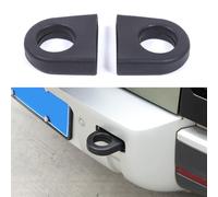 DIYUCAR 2 coperture per gancio di traino compatibili con LR Defender 90 110 130 2020-2025 copertura protettiva per gancio di traino posteriore auto, accessori esterni in gomma (nero)