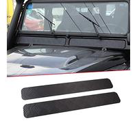 DIYUCAR Lega di Alluminio Auto Esterno Anteriore Parabrezza Inferiore Pannello Adesivo Per LR Defender 110 130 2004-2018 Modifica Accessori