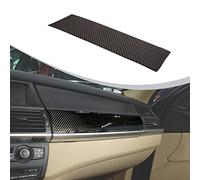 DIYUCAR - Mascherina adesiva per cruscotto, in fibra di carbonio, per X5 E70 X6 E71 2008-2013