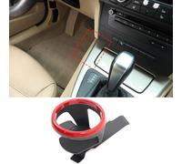 DIYUCAR Portabicchieri per auto, per 1 serie 3 E81, E82, E87, E88, E90, E91, E92, E93, portabicchieri per auto, per acqua, caffè, succhi di frutta, portabottiglie (lato sinistro, rosso)