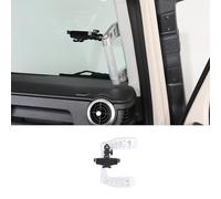 DIYUCAR Supporto per telefono da auto compatibile con Ineos Grenadier 2020-2024 Maniglia a colonna A per auto con supporto per telefono cellulare, stabilizzatore anti-shake regolabile (argento, stile