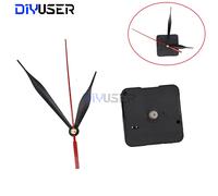 DIYUSER HQ3268 Meccanismo di movimento dell'orologio da parete al quarzo professionale e pratico Kit di parti di strumenti di riparazione fai da te con lancette rosse