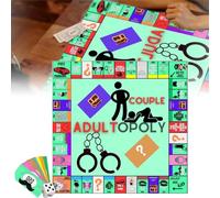 Diyxisk Adultopoly, Riscaldare I Sentimenti Adult Monopoly, Romantico Giochi Coppia, Datazione Monopoli per Coppie, Giochi Erotiici Coppie, Adatto per Discoteche, Anniversari, San Valentino