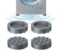 Diyxisk Piedini Antivibrazione Lavatrice, 4 Pezzi Piedini Lavatrice, Universale Ammortizzatori Lavatrice, Antiscivolo Supporto Lavatrice, per Stabilizzare Lavatrici e Asciugatrici (Grigio)