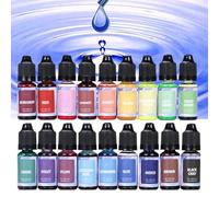 Diyy - Tintura per a base di olio, altamente concentrata, tintura liquida per cera da sciogliere, 18 o 24 colori per cera di soia, pigmento liquido per realizzare , colori per cera di