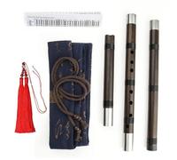 Dizi Kit Chiave G/F A 8 Fori 3 Sezioni Xiao Flauto Di Bambù Cinese Flauta Per Mano Destra Opzionale Facile Adatto Per Le Prestazioni(G Key)