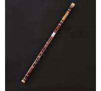 Dizi Kit Flauto Flauto Di Bambù Flauto Traverso Suonare C/D/E/F/G Esame Di Melodia Principiante Zero Foundation Strumento Musicale Nazionale(Brown,D Key)