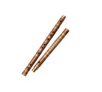Dizi Kit Flauto Flauto Di Bambù Principiante Esame Professionale Base Zero CG Tune Flauto Traverso Flauto Di Bambù A Due Sezioni(Brown,F Key)