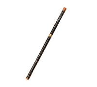 Dizi Kit Flauto Flauto Di Bambù Principiante Esame Professionale Base Zero CG Tune Flauto Traverso Flauto Di Bambù A Due Sezioni(Black,F Key)