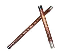 Dizi Kit Flauto Traverso In Rame Bianco A Doppio Snodo Flauto A Due Sezioni Flauto In Bambù Flauto Per Rilegatura(C Key)