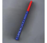 Dizi Kit Flauto Verticale Flauto Di Bambù Amaro Professionale A 6 Fori Per Principianti Con Base Zero(Blue,D Key)