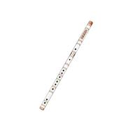 Dizi Kit I Principianti Del Flauto Di Bambù Amaro Suonano Due Sezioni Di Strumento A Fiato Con Flauto Traverso In Rame Bianco(F Key)