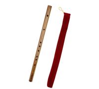 Dizi Kit Piccolo Borsa In Flanella C/D/E/F/G Flauto Di Bambù Accordato Principiante Flauto Traverso Professionale Strumento Musicale Nazionale(D Key)