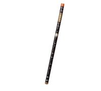 Dizi Kit Principianti Che Suonano Uno Strumento Musicale Nazionale Entry-level A Base Zero Con Flauto Di Bambù A Due Sezioni Orizzontale(Black,E Key)