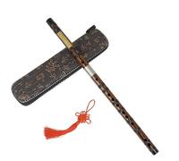 Dizi Kit Scatola Di Stoffa Per Flauto Di Bambù C/D/E/F/G Tono Flauto Di Bambù Amaro Dongxiao Principianti Che Suonano Il Flauto(D Key)