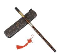 Dizi Kit Scatola Di Stoffa Per Flauto Di Bambù C/D/E/F/G Tono Flauto Di Bambù Amaro Dongxiao Principianti Che Suonano Il Flauto(E Key)