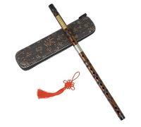 Dizi Kit Scatola Di Stoffa Per Flauto Di Bambù Flauto Di Bambù Amaro Strumento Musicale Nazionale Dongxiao Principianti Che Suonano Il Flauto(F Key)