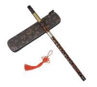 Dizi Kit Scatola Di Stoffa Per Flauto Di Bambù Flauto Di Bambù Amaro Strumento Musicale Nazionale Dongxiao Principianti Che Suonano Il Flauto(G Key)