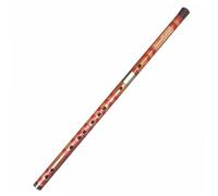 Dizi Kit Suonare Il Flauto Di Bambù Flauto A Doppio Inserto In Rame Bianco Flauto Di Bambù Amaro Corno Rosso Strumento Per Flauto Traverso Con Linea Rossa(E Key)