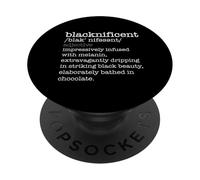 Dizionario BLACKNIFICENT Meme dell'orgoglio del mese della storia nera PopSockets PopGrip Adesivo