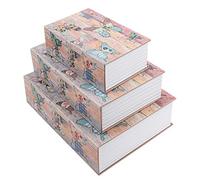 Dizionario casseforti Hidden Book Safe Lock Secret Stash denaro di sicurezza con chiave, Multicolore