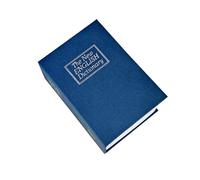 Dizionario Cassetta di Sicurezza Libro Soldi Segreto Sicurezza Serratura di Sicurezza Contanti Soldi Monete Deposito Gioielli Armadietto Per Bambino Regalo blu